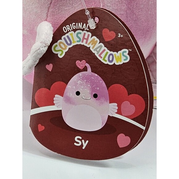 Sy the Anglerfish 5" Squishmallow! New With Tags Cute Valentines Plush NWT - Picture 4 of 7